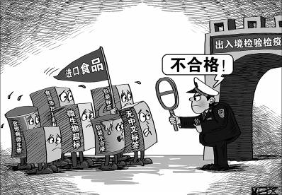 进口食品近四成不合格 无中文标签微生物超标