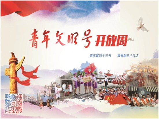 “青年文明号开放周”活动主题海报(样版)